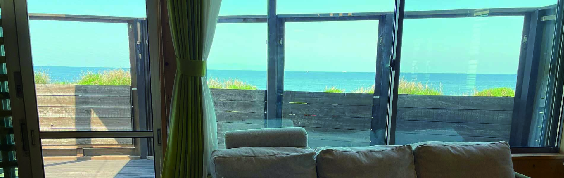 海が目の前のハウススタジオ